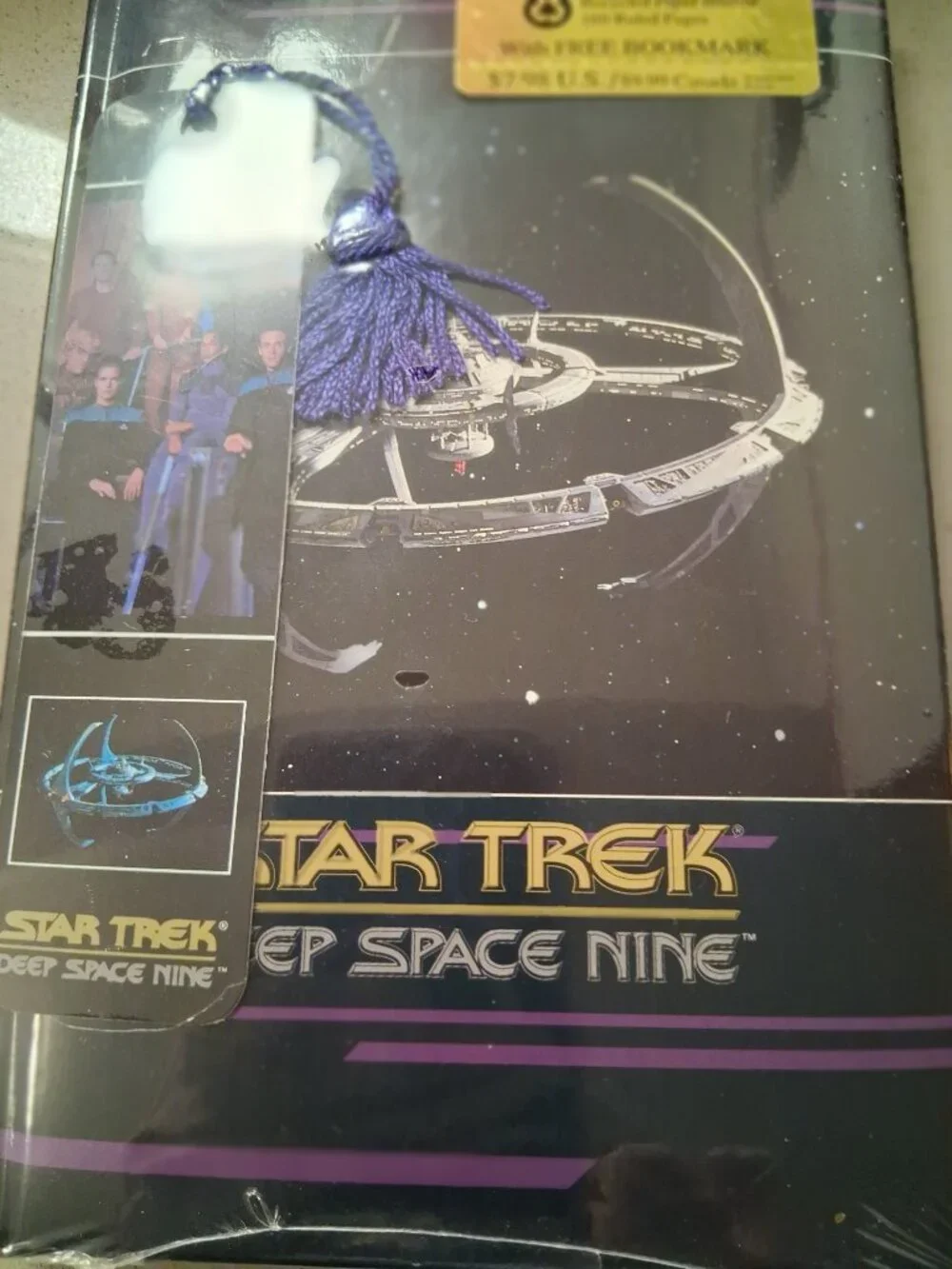 Vintage 1993 Star Trek: Deep Space Nine Journal With Bookmark